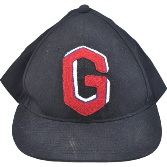 085189AR (S2) Gucci Cap Web Sherry Line Black Canvas - Picture 2 of 14